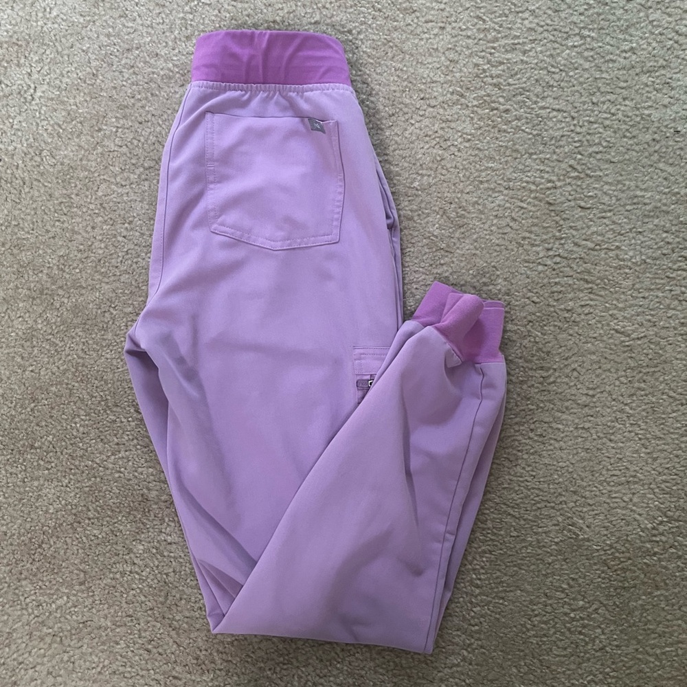 Figs jogger scrub bottoms in color “dusk”